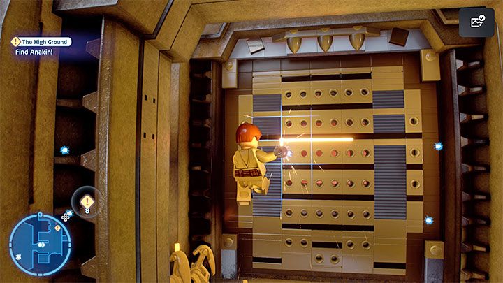 Der besiegte Boss wird erneut weglaufen, dieses Mal zum Ort mit Lava – LEGO Skywalker Saga: Anakin Skywalker – Boss, wie kann man ihn besiegen?  - Bosse - LEGO Skywalker Saga Guide