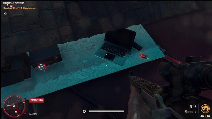 Das USB-Laufwerk befindet sich auf dem Dach des Gebäudes, direkt neben dem Laptop – Far Cry 6: USB-Songs – Liste, Speicherorte – Sonstiges – Far Cry 6-Anleitung