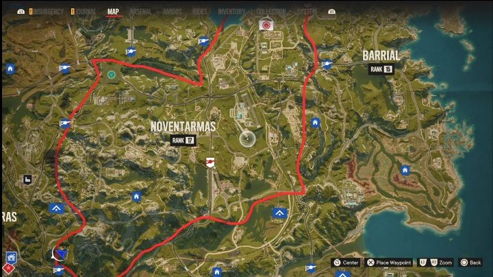 Ort: Östlicher Teil von Noventarmas – Far Cry 6: Valle De Oro – Flugabwehrgeschütze, Liste der militärischen Ziele – Flugabwehrgeschütze – Far Cry 6 Guide