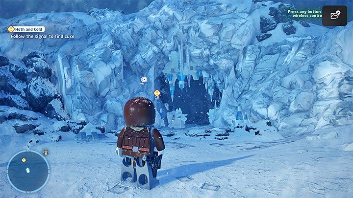 Wenn Sie die Antennen aller 3 Türme richtig positionieren, können Sie Lukes Standort zur Karte hinzufügen - LEGO Skywalker Saga: Hoth and Cold - Komplettlösung - Episode 5 - Das Imperium schlägt zurück - LEGO Skywalker Saga Guide