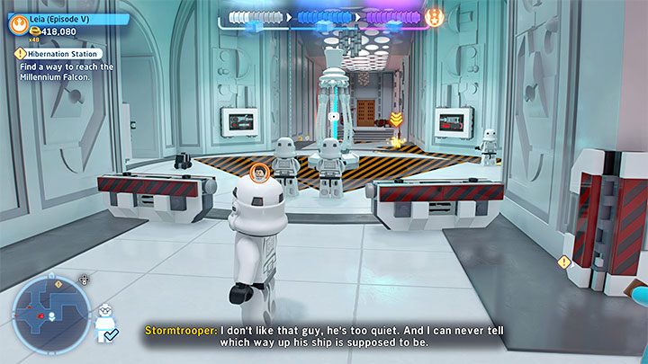 Sie beginnen die Mission an der Hibernation Station und Ihre Hauptaufgabe wird es sein, den Landeplatz in seinem nördlichen Teil zu erreichen - LEGO Skywalker Saga: Hibernation Station - Komplettlösung - Episode 5 - Das Imperium schlägt zurück - LEGO Skywalker Saga Guide