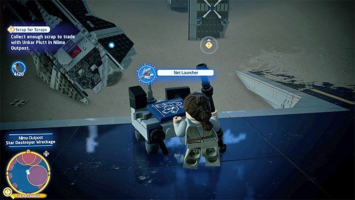Leider müssen Sie Gadgets verwenden, um einige der Gegenstände zu erhalten - LEGO Skywalker Saga: Low Flying Garbage - Walkthrough - Episode 7 - The Force Awakens - LEGO Skywalker Saga Guide