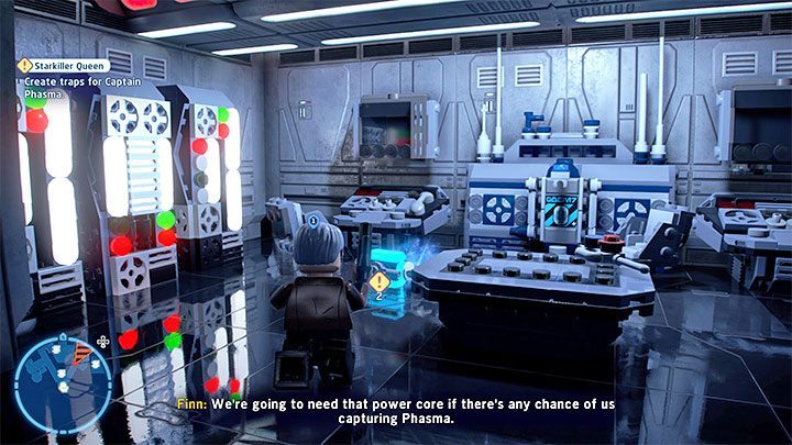 Erreichen Sie den im Spiel markierten Raum, in dem Sie eine tragbare Stromquelle finden - LEGO Skywalker Saga: Starkiller Queen - Komplettlösung - Episode 7 - Das Erwachen der Macht - LEGO Skywalker Saga Guide