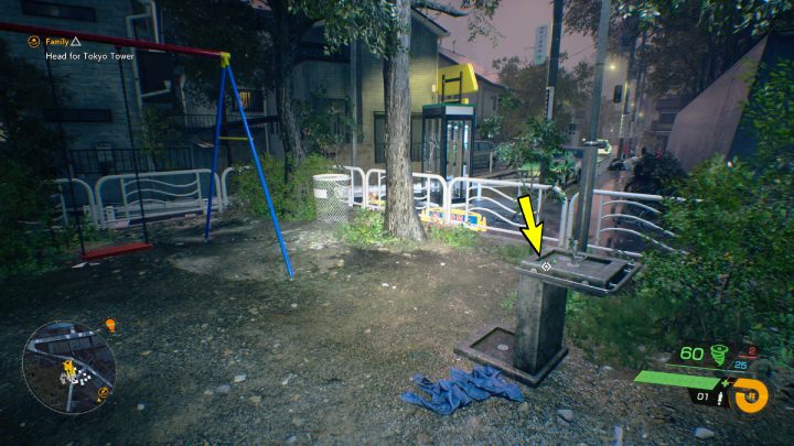 Das Relikt befindet sich auf dem Brunnen in einem kleinen Park nördlich des Chishima-Schreins – Ghostwire Tokyo: Relikte im Norden Tokios – Liste – Relikte – Ghostwire Tokyo Guide