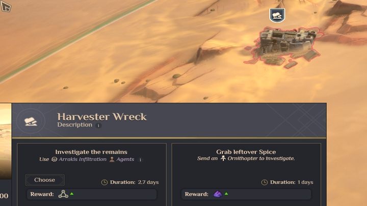 Kaputter Ornithopter – Dune Spice Wars: Points of Interest – Beschreibung und Liste – Grundlagen – Dune Spice Wars Guide