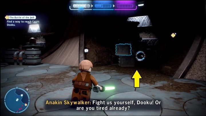 Während des Kampfes finden Sie ein Teil für das Minikit - LEGO Skywalker Saga: Attack of the Clones - Sammlerstücke und Belohnungen, Liste aller - Minikits - LEGO Skywalker Saga Guide