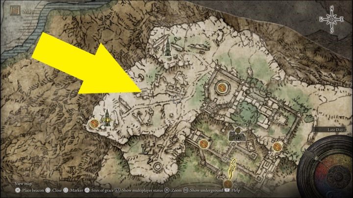 Gehen Sie zum markierten Bereich auf Ihrer Karte – Elden Ring: Seluvis – Komplettlösung, Lösung – Quests – Elden Ring Guide