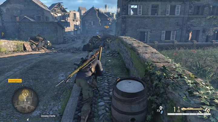 Versuchen Sie, die Panzerbesatzung oder die Soldaten in der Nähe nicht zu alarmieren - Sniper Elite 5: Befreiung der nördlichen Stadt (Mission 6) - Komplettlösung - Mission 6 - Befreiung - Sniper Elite 5-Leitfaden, Komplettlösung