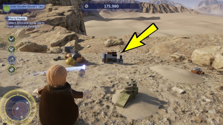Fliegen Sie auf Tatooine in die Wüste Jundland - LEGO Skywalker Saga: Party People - Komplettlösung - Hoth - Echobasis - LEGO Skywalker Saga Guide