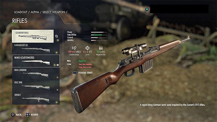 Wenn Sie das Spiel spielen, können Sie 3 verschiedene Waffen in Ihrem Inventar tragen – ein Gewehr, eine SMG und eine Handfeuerwaffe (Pistole) – Sniper Elite 5: Charakterfortschritt und Ausrüstungsentwicklung – Tipps – Grundlagen – Sniper Elite 5-Leitfaden, Komplettlösung