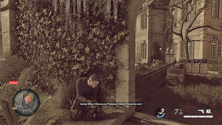 Es gibt auch andere Techniken, die helfen, Gegner zu erkennen, aber diese sind auf dem höchsten realistischen Schwierigkeitsgrad nicht verfügbar – Sniper Elite 5: Schleichen – Gameplay-Grundlagen – Grundlagen – Sniper Elite 5-Leitfaden, Walkthrough
