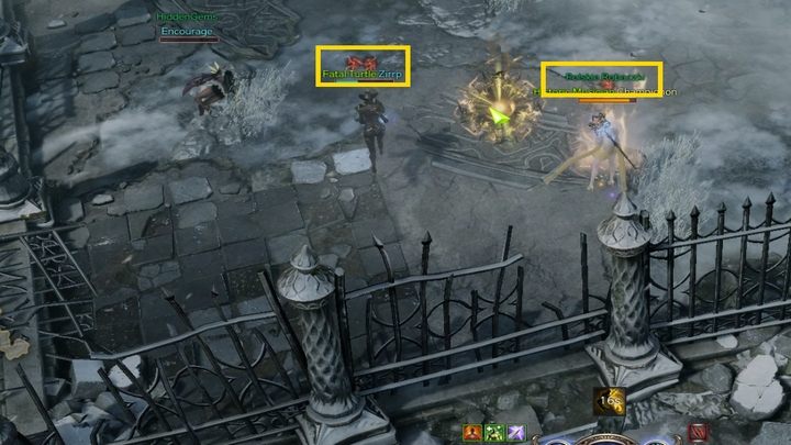 Fluchmarkierungen sind über der Manaleiste und über den Köpfen der Spieler sichtbar - Lost Ark: Necromancers Origin - Boss, wie zu schlagen?  - Abyssal Dungeon - Guide zum verlorenen Schatz