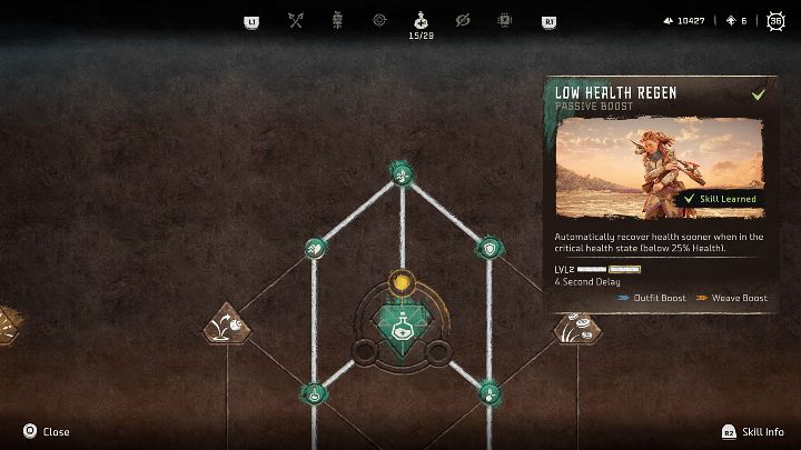 Typ: Passive Fähigkeit - Horizon Forbidden West: Survivor - beste Fähigkeiten - Beste Fähigkeiten - Horizon Forbidden West Guide