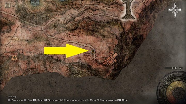 Westlich von Fort Faroth befindet sich ein riesiger Drache, der von einer Gruppe kleinerer Drachen bewacht wird – Elden Ring: Legendary Sorceries and Incantations – Trophäenführer – Elden Ring Guide