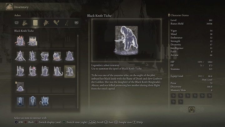 Die Asche von Black Knife Tiche ist eine Belohnung für das Besiegen von Alecto, Black Knife Rädelsführer - Elden Ring: Legendary Ashen Remains - Trophy Guide - Elden Ring Guide