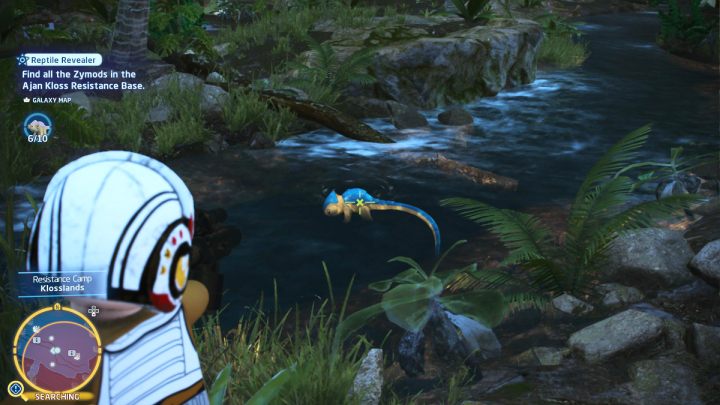Im Fluss badet ein blaues Chamäleon – LEGO Skywalker Saga: Reptile Revealer – Komplettlösung – Herausforderungen – LEGO Skywalker Saga Guide