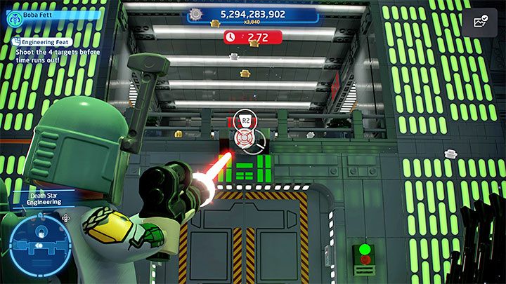 Sehen Sie sich in der Gegend um, um 4 verschiedene Ziele zu finden - LEGO Skywalker Saga: Todesstern I (Todesstern I) - Freischalten und Liste aller Rätsel - Flaggschiffe - LEGO Skywalker Saga Guide