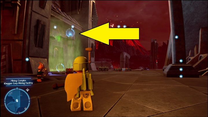 Dieses Sammlerstück befindet sich in einem mit Giftgas bedeckten Regal - LEGO Skywalker Saga: Mining Complex - Liste aller Rätsel - Mustafar - LEGO Skywalker Saga Guide