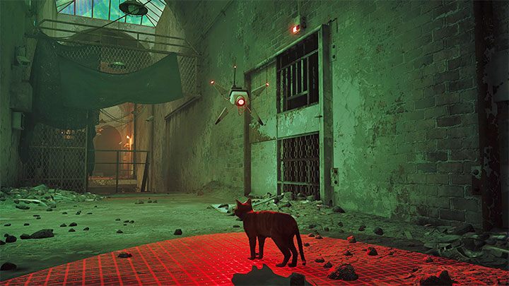 Später im Spiel müssen Sie sich auch Sentinels stellen, i - Stray: Death - stirbt die Katze?  - FAQ - Stray Guide, Komplettlösung