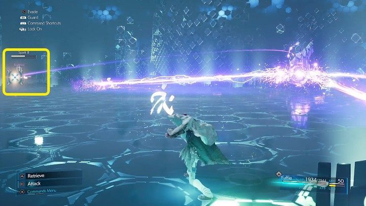 Zu einem bestimmten Zeitpunkt während des Kampfes beginnt Ramuh, leuchtende Bälle zu beschwören, die ihn mit violetter Energie füllen und es ihm ermöglichen, einen Spezialangriff auszuführen – Kampfsimulator – Komplettlösung – Nebenquests – Final Fantasy 7 Remake Guide