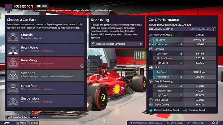 Glücklicherweise bietet das Spiel Vorbereitungsmechanismen für die nächste Saison – F1 Manager 2022: Tests vor der Saison – ist es im Spiel?  - Häufig gestellte Fragen - F1 Manager 2022-Leitfaden