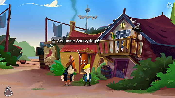 Die spielbare Figur im Prolog ist Boybrush, der von seinem Freund Chuckie begleitet wird - Rückkehr nach Monkey Island: Vorspiel - Komplettlösung - Vorspiel - Eine unerwartete Geschichte beginnt - Komplettlösung zur Rückkehr nach Monkey Island