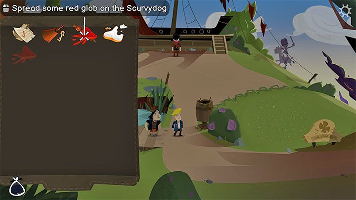 Öffne das Inventar - Rückkehr nach Monkey Island: Vorspiel - Komplettlösung - Vorspiel - Eine unerwartete Geschichte beginnt - Komplettlösung zur Rückkehr nach Monkey Island