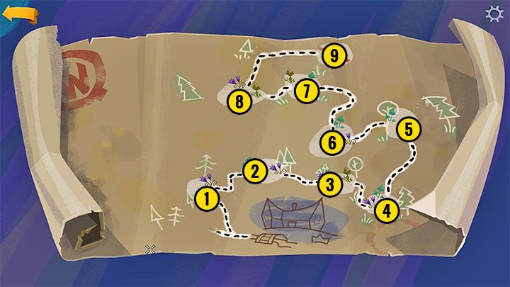Erreichen Sie den Wald und betreten Sie ihn – Rückkehr nach Monkey Island: Holen Sie sich einen Mopp – Komplettlösung – Teil 1 – Ein freundlicher Ort – Rückkehr nach Monkey Island – Komplettlösung