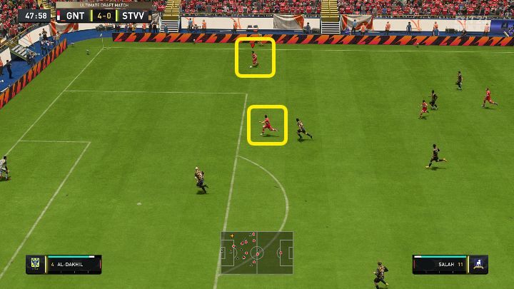 Eine Gelegenheit, einen Konter durchzuführen, erscheint, wenn e - FIFA 23: Angriffsspiele - Aktionsaufbau, Kontrolle, Konter - Grundlagen - FIFA 23-Leitfaden