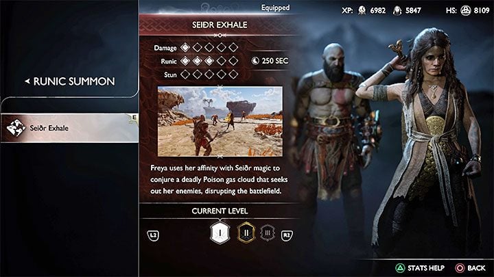 Freja schwingt ein Schwert, das sie im Nahkampf einsetzt – God of War Ragnarok: Fähigkeiten und Ausrüstung der Gefährten – Atreus, Freya – Charakterentwicklung – God of War Ragnarok Guide