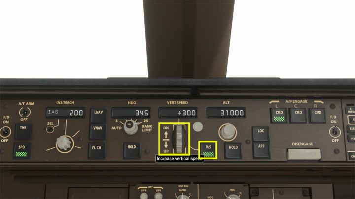 Beim Auf- oder Abstieg auf die programmierte Höhe gibt es große Unterschiede - Microsoft Flight Simulator: Autopilot in einem Passagierflugzeug - Passagierflugzeug - Microsoft Flight Simulator 2020 Guide