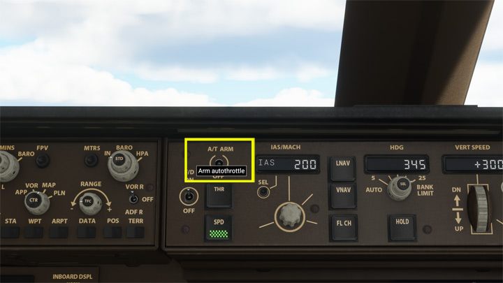 Stellen Sie unmittelbar nach dem Einschalten des Autopiloten sicher, dass Sie den automatischen Gashebel einschalten, der die Leistung der Triebwerke während des Fluges reguliert - Microsoft Flight Simulator: Autopilot in einem Passagierflugzeug - Passagierflugzeug - Microsoft Flight Simulator 2020 Guide