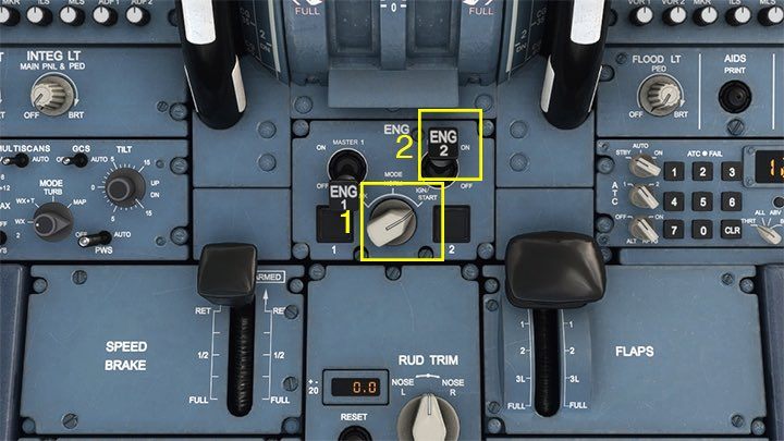 Strg + 7-Tasten bewegen sich zur Ansicht hinter dem Gashebel – Microsoft Flight Simulator: Flugvorbereitung und Kaltstart – Beispielflug – Microsoft Flight Simulator 2020 Guide