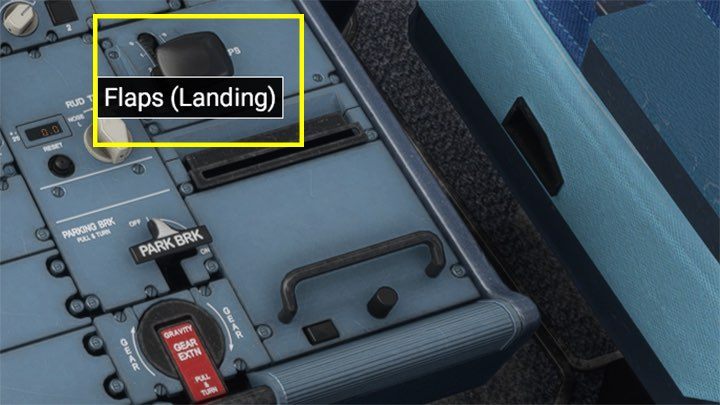 With such a low speed, you need to extend the FLAPS in the landing configuration, that is, to the 4-landing position - Microsoft Flight Simulator: ILS landing - Passenger aircraft - Example flight - Microsoft Flight Simulator 2020 Guide
