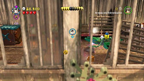 Der letzte Teil der Pflanze befindet sich in einem Käfig, der mit dem RD-Zauber zerstört werden muss - Harry Potter Years 5-7: Felix Felicis - Year 6 - LEGO Harry Potter Years 5-7 Guide