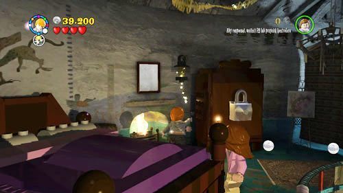 In Lunas Schlafzimmer im obersten Stockwerk finden Sie einen Kamin – Harry Potter Jahre 5–7: Lovegoods Irrsinn – Geheimnisse, Sammlerstücke – Jahr 7 – LEGO Harry Potter Jahre 5–7 Leitfaden