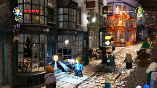 Am Anfang der Straße, in der Nähe des Ollivanders-Ladens, können Sie Reben sehen, die aus den Kellern herausragen – Harry Potter Jahre 5-7: Token – London, Teil 1 – Token – LEGO Harry Potter Years 5-7 Guide