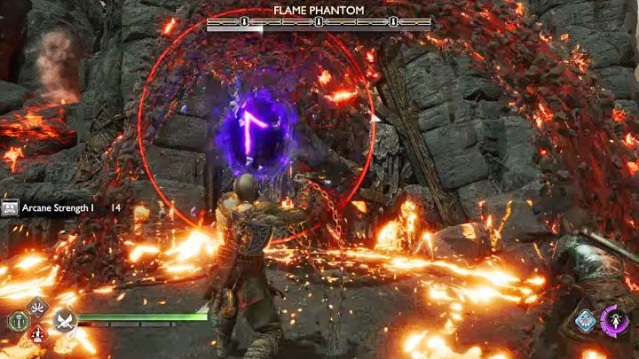 Feuerphantom' - God of War Ragnarok: Wie kann man das Flammenphantom besiegen?  - Bosse - God of War Ragnarok Guide