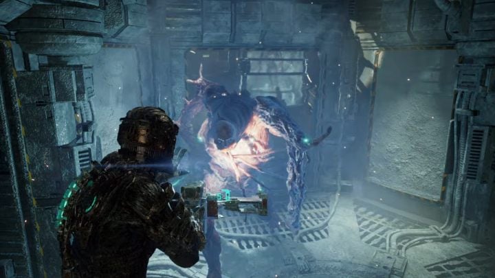 Nachdem Mercers Rede endet, werden Sie erneut vom Jäger angegriffen – Dead Space Remake: Lethal Devotion – Hauptmissionen – Dead Space Remake Guide