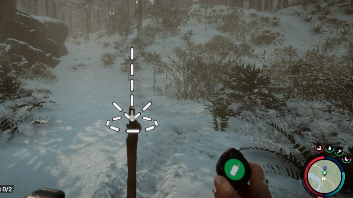 Während des Spiels können Sie Markierungen mit einem Symbol Ihrer Wahl aufstellen - Sons of the Forest: Navigation - Grundlagen - Sons of the Forest Guide