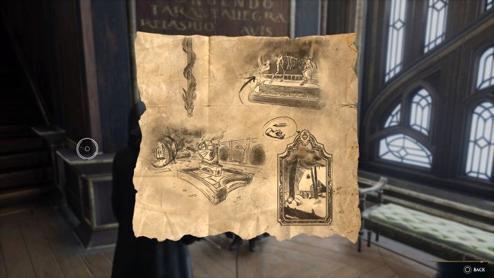 Arthur gibt Ihnen eine Schatzkarte, mit der Sie den geheimen Schatz finden können - Hogwarts Legacy: Cache in the Castle - Nebenquests - Hogwarts - Hogwarts Legacy Guide