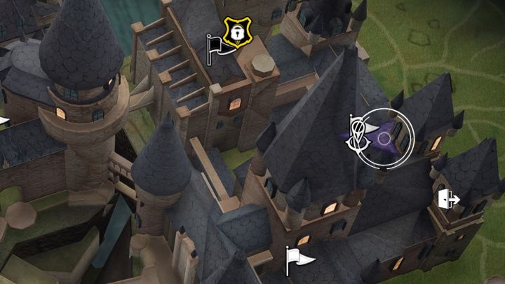 Wähle die Tür hinter dem Brunnen, i - Hogwarts Legacy: Cache in the Castle - Nebenquests - Hogwarts - Hogwarts Legacy Guide