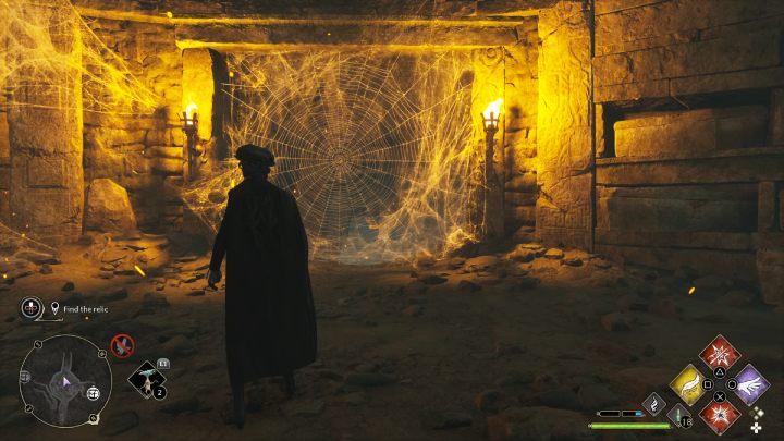 Betritt die Katakomben und folge dem Korridor – Hogwarts Legacy: Im Schatten der Zeit – Beziehungsquests – Sebastian – Hogwarts Legacy Guide