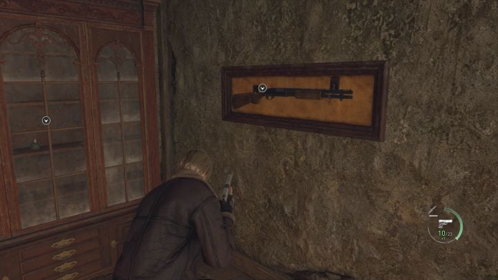 Sie können 2 sehr wichtige Gegenstände in der Nähe der Treppe finden – Resident Evil 4 Remake: Wie kann man die Schlacht auf dem Dorfplatz überleben?  - FAQ - Resident Evil 4 Remake-Leitfaden