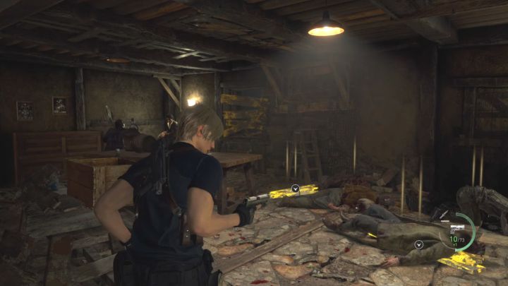 Sie müssen sich verteidigen, bis neue gelbe Holzbretter (von Feinden fallen gelassen) erscheinen – Resident Evil 4 Remake: Wie verteidige ich mich im Haus mit Luis?  - FAQ - Resident Evil 4 Remake-Leitfaden