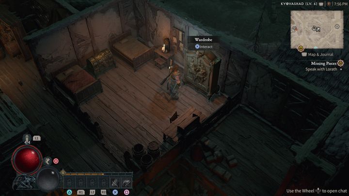 Während des Spiels können Sie das Aussehen Ihres Charakters mit einer Garderobe ändern - Diablo 4: Wie ändere ich Geschlecht und Aussehen?  - Häufig gestellte Fragen - Diablo 4-Leitfaden