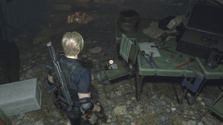Übernachten Sie für diesen in dem erwähnten großen Zelt südlich des Campingplatzes – Resident Evil 4 Remake: Dateikarte – Insel – Geheimnisse – Resident Evil 4 Remake Guide