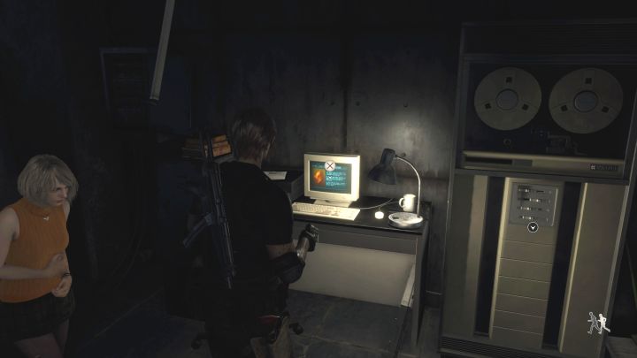 Untersuchen Sie den Computer im südlichen Teil von Luis' Labor – Resident Evil 4 Remake: Dateikarte – Insel – Geheimnisse – Resident Evil 4 Remake Guide