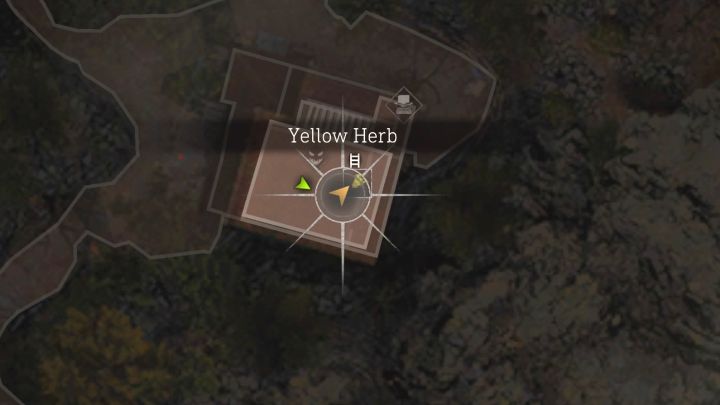 Die gelbe Pflanze befindet sich auf dem Dachboden des Herrenhauses des Dorfvorstehers – Resident Evil 4 Remake: Gelbe Kräuterkarte – Dorf – Geheimnisse – Resident Evil 4 Remake Guide