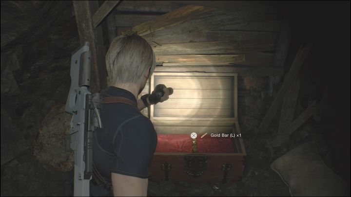 Leon nimmt seine Taschenlampe nur heraus und schaltet sie ein, wenn der jeweilige Raum, in dem er sich befindet, sehr dunkel ist - Resident Evil 4 Remake: Wie schalte ich die Taschenlampe ein?  - Ausrüstung - Resident Evil 4 Remake-Leitfaden